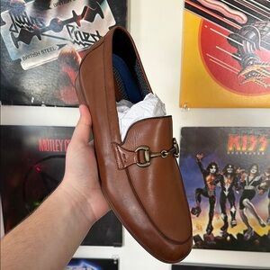 Brown Leather Loafers Vince Camuto Size 12